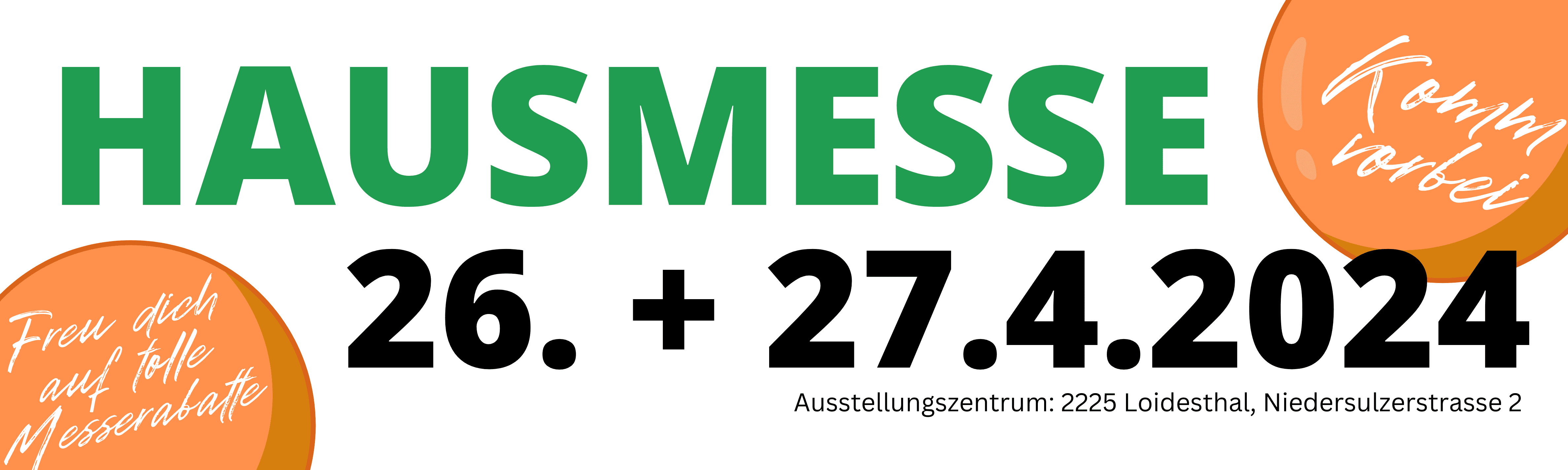 Banner Hausmesse ARREA 2024
